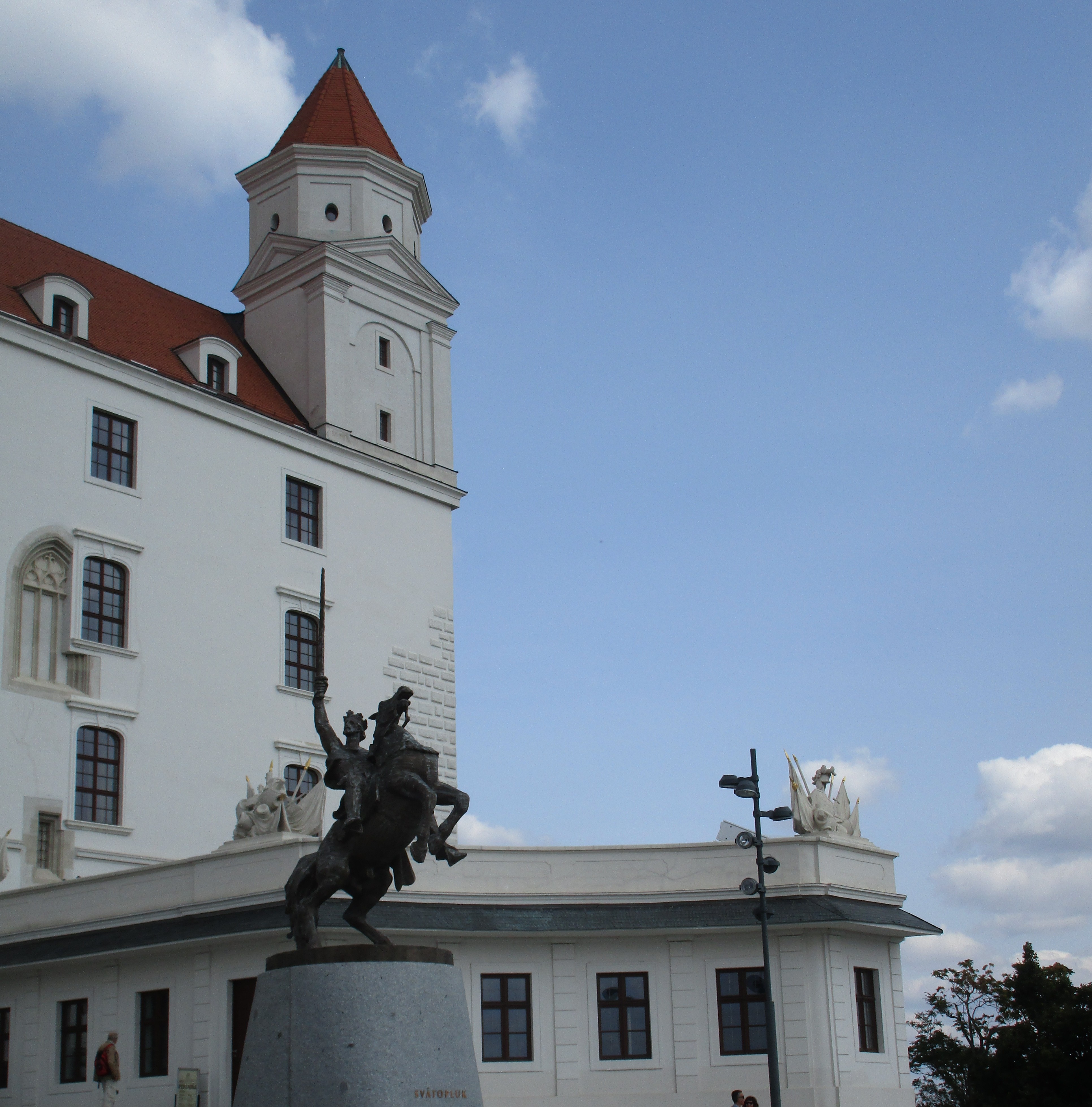 Burg Bratislava an der Donau